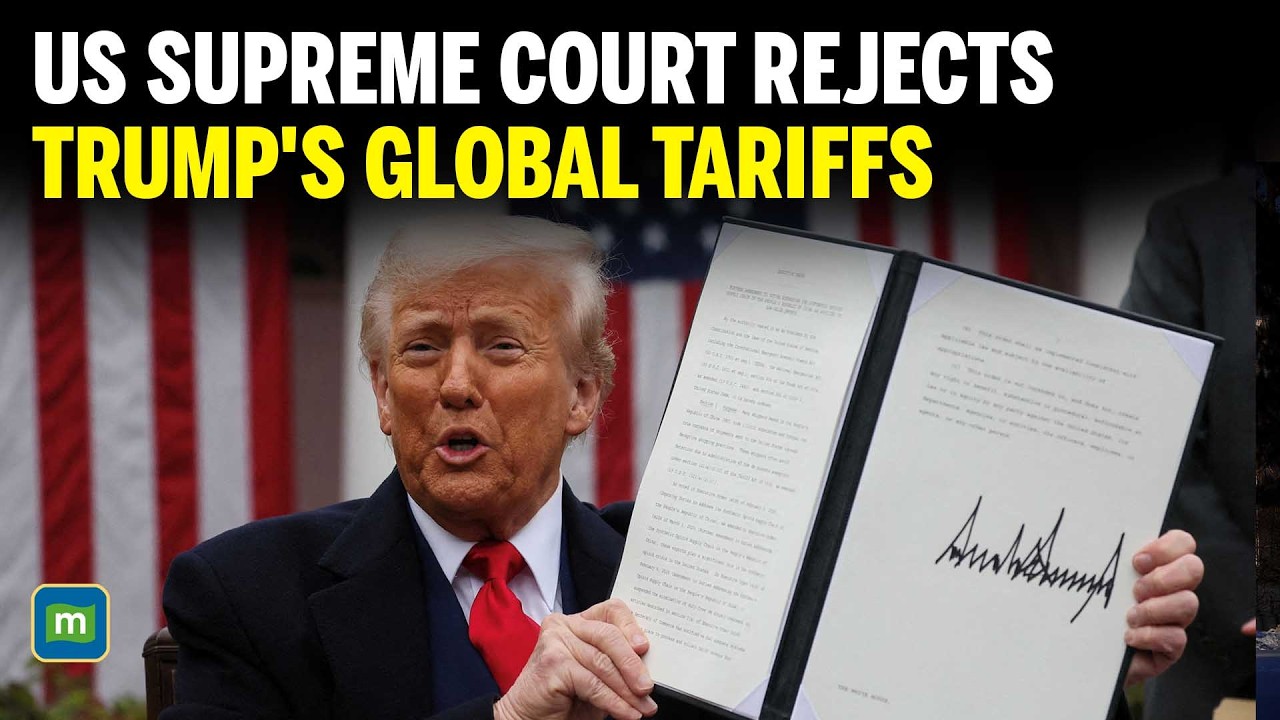 Outside the Supreme Court after Trump’s tariffs struck down