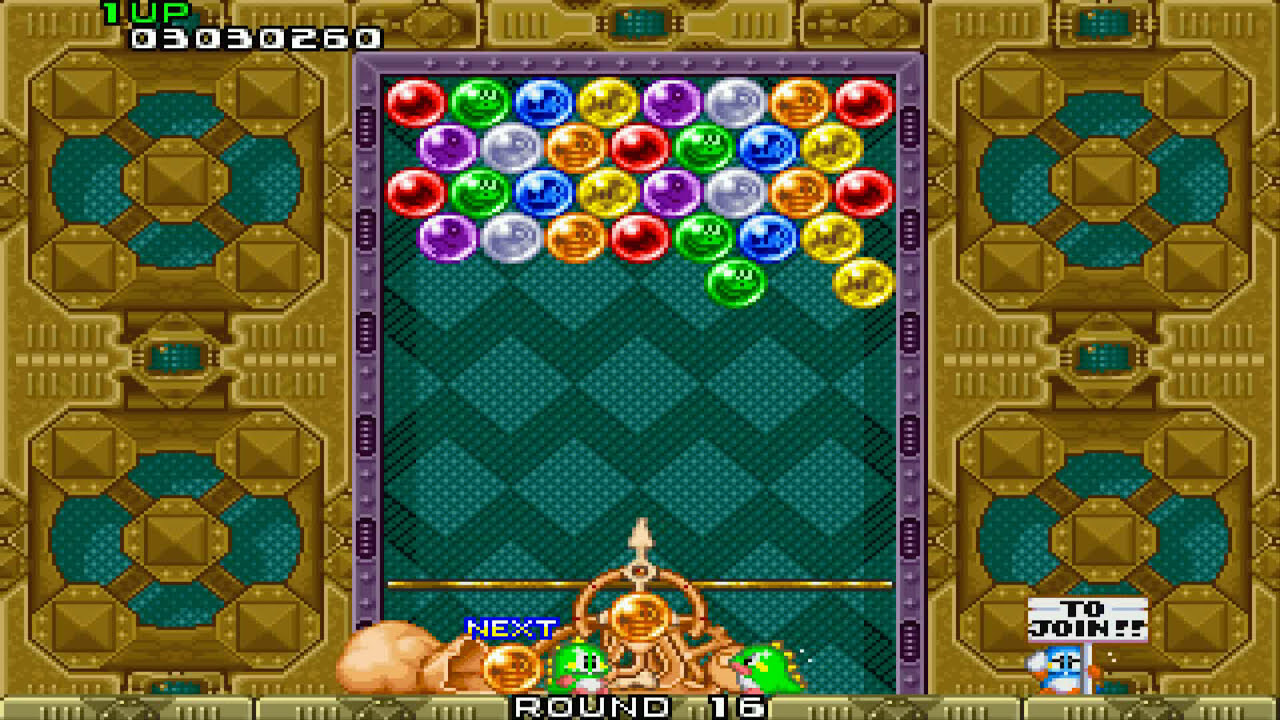 パズルボブルAC版　PUZZLE BOBBLE