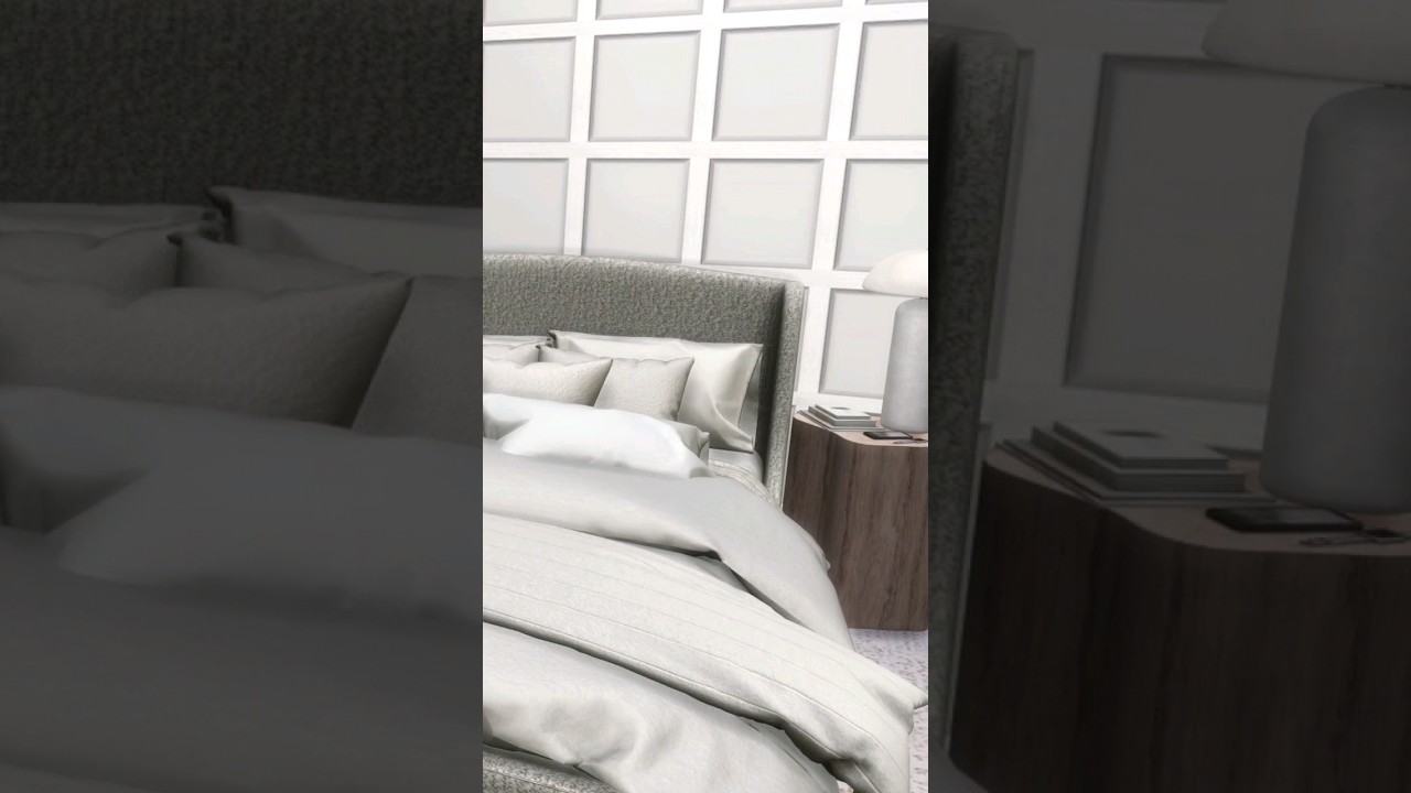 White Apartment | Bedroom | The Sims 4  