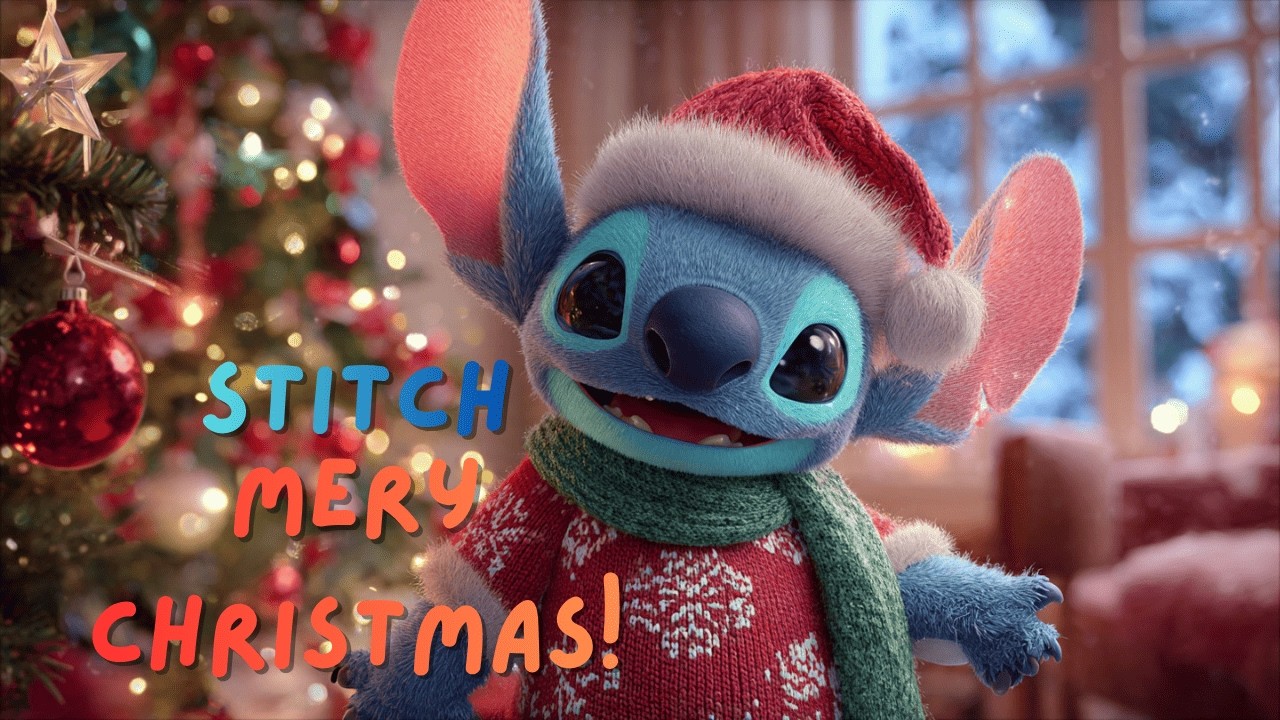 🎅✨ Stitch's Christmas is here! ✨🎅 | Charming Stitch-inspired design ✨