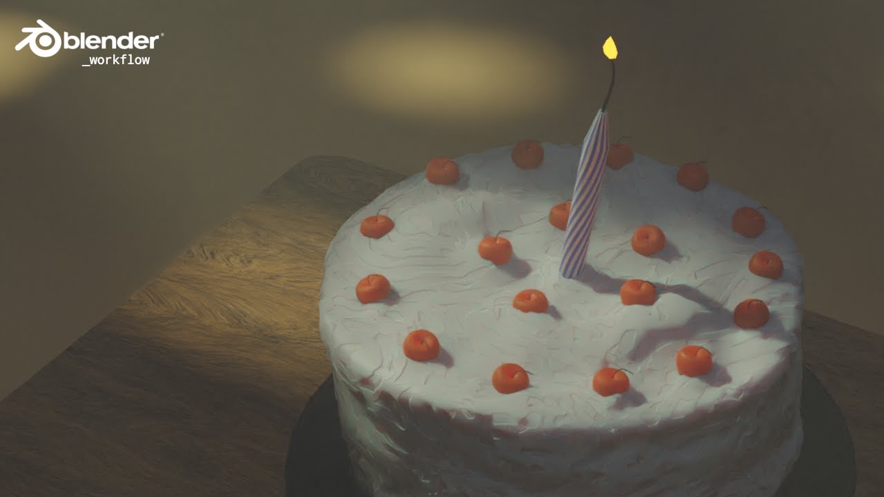 A Birthday Cake :D | Blender Workflow