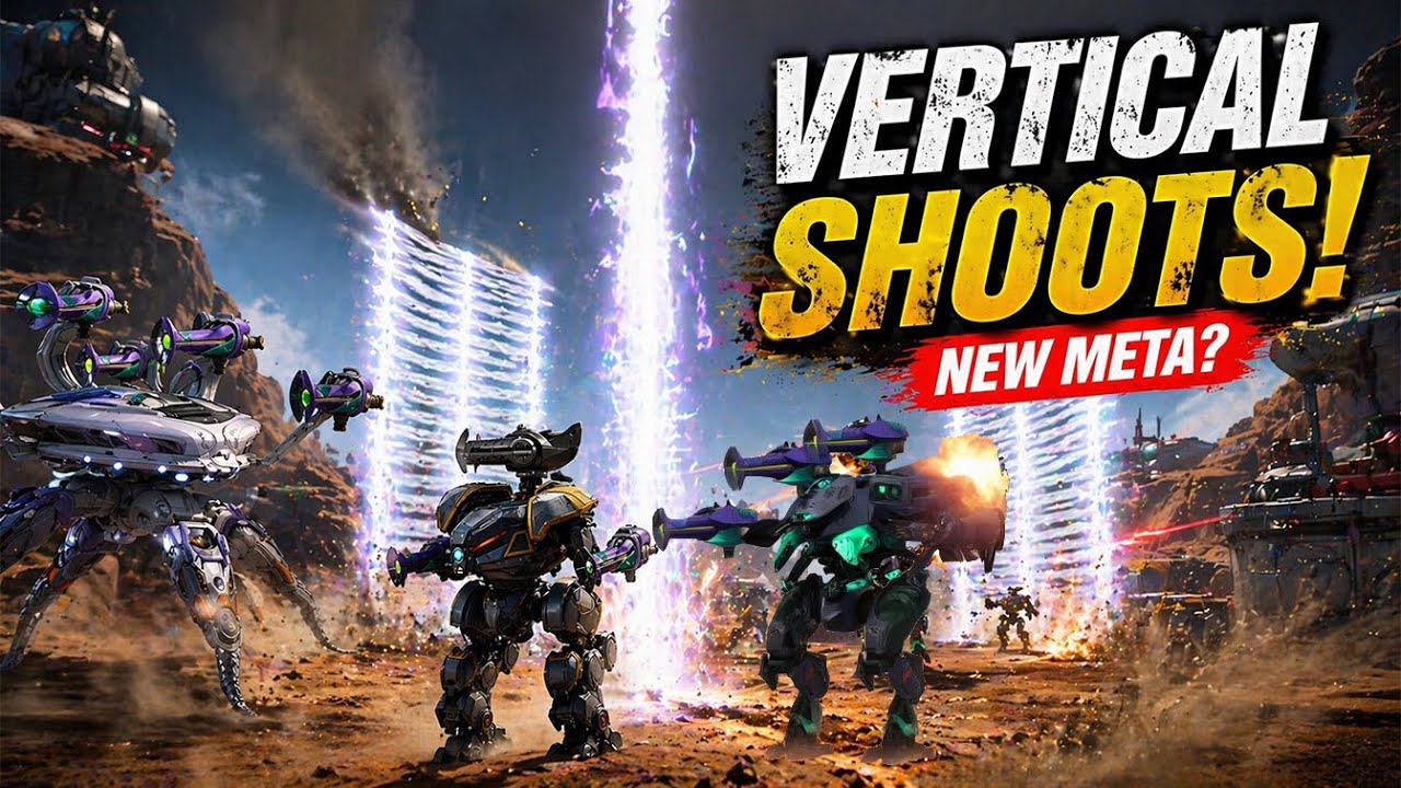 ENDLESS VERTICAL FIRE  | Shantak, Urhag & Voonith wep. | Test Server | War Robots [WR]