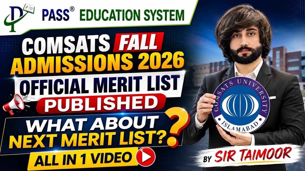 COMSATS 1st Merit List 2026 I COMSATS Merit List 2026 Analysis I COMSATS Spring Admission 2027 Prep