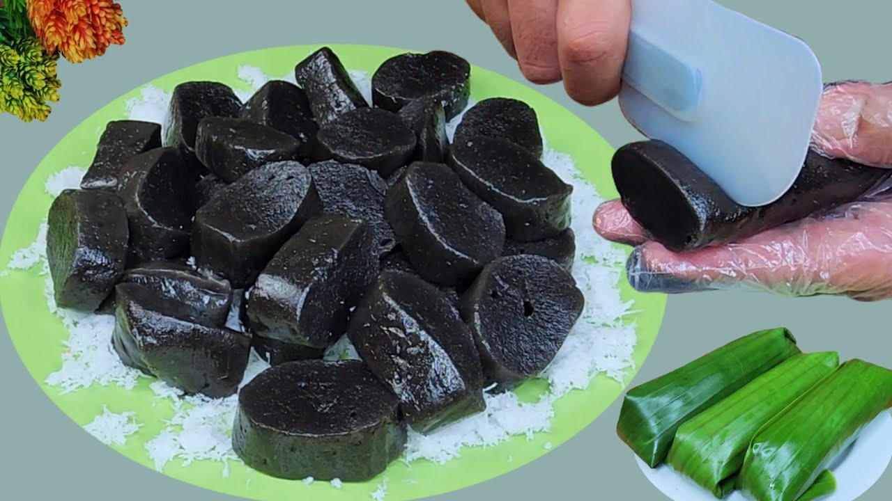 KUE CINCAU HITAM KUKUS  |  PADA GAK PERCAYA KUE INI CAMPURAN CINCAU  |  LEMBUT DAN WANGI