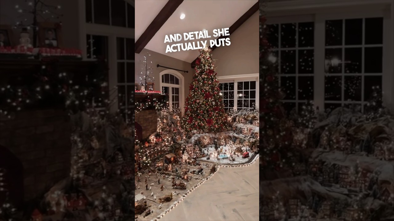 This grandma&rsquo;s Christmas decorations are amazing ❤️