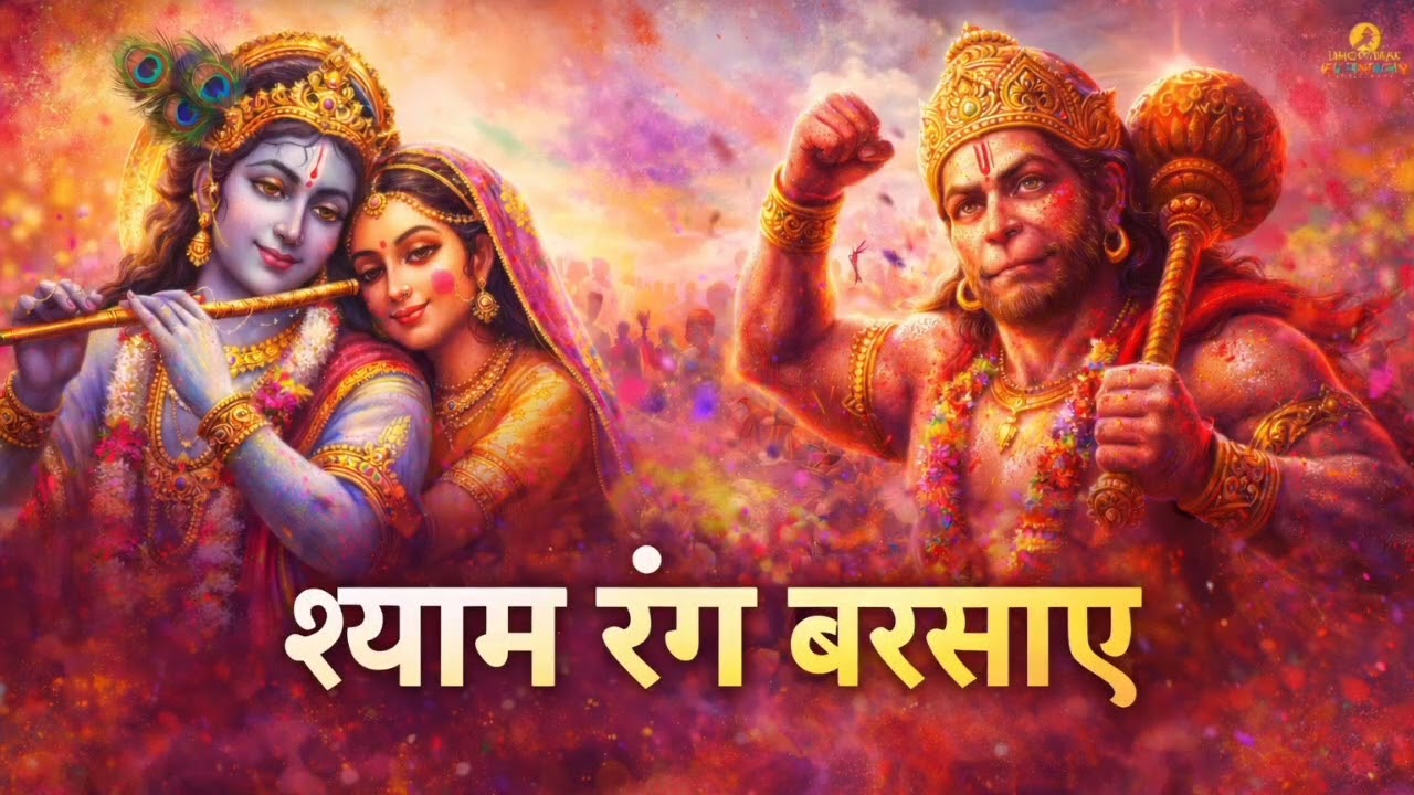 श्याम रंग बरसाए – बजरंग बल साथ | होली भजन 2026 | Radha Shyam & Hanuman Bhakti Song