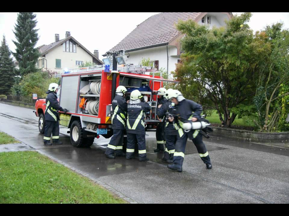 Feuerwehr Gränichen Hauptübung 2010