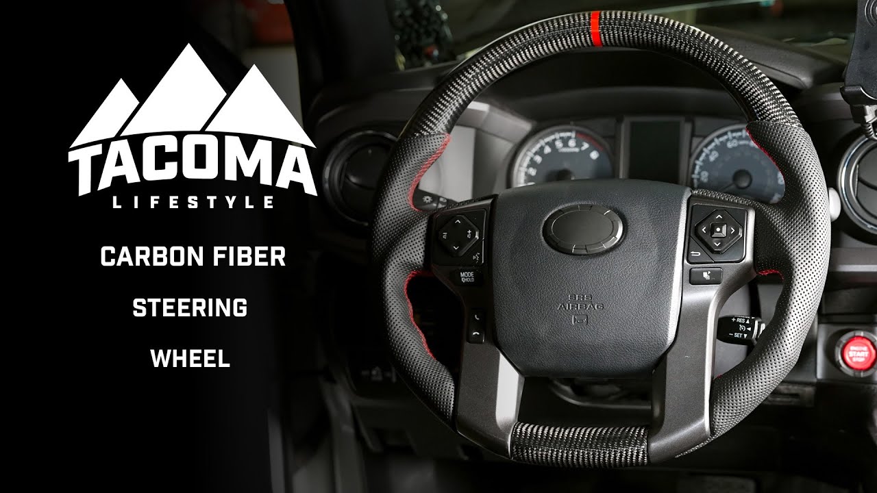Carbon Fiber Steering Wheel Install // Tacoma Lifestyle