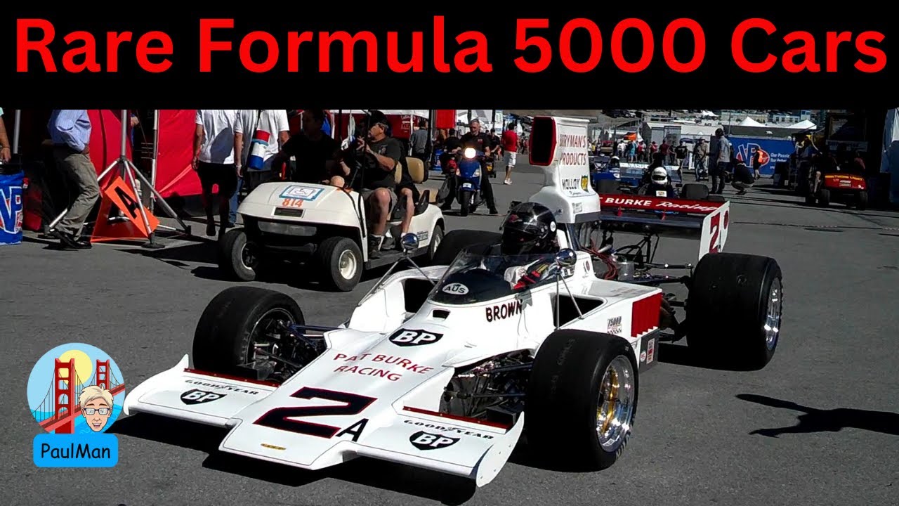 Formula 5000 Race Cars at Laguna Seca 2015