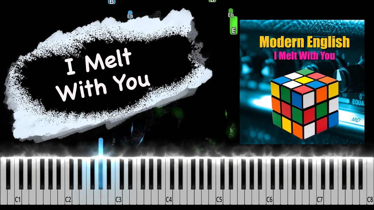 Modern English - I Melt With You Piano Tutorial