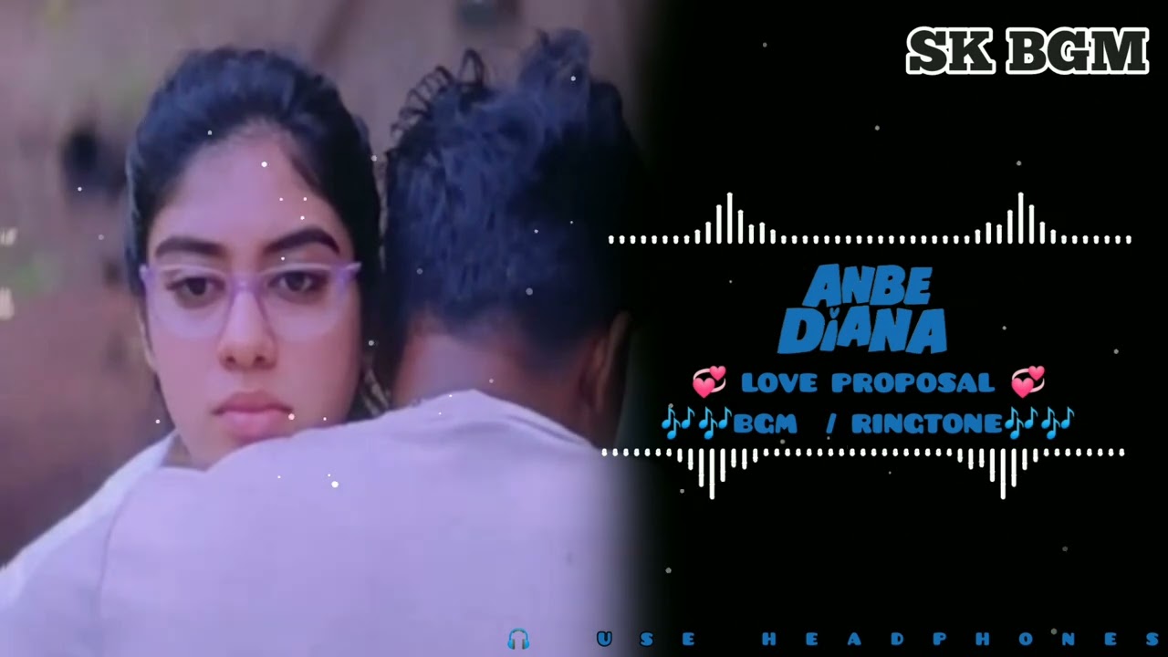 .Anbe Diana | Love Proposal BGM | Pari Elavazhagan | Ramya Ranganathan | Roja  Bharath |@skbgm4529