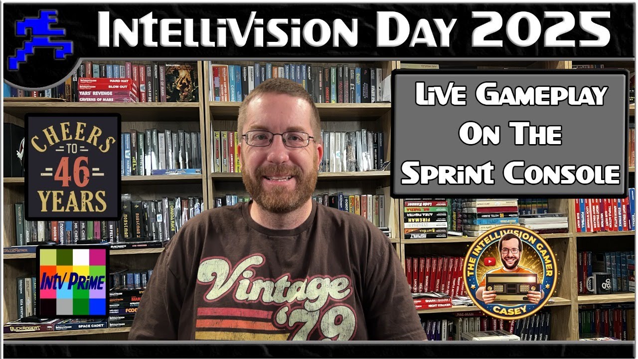 Intellivision Day Extra Stream - Playing On The Sprint Console - Part 2