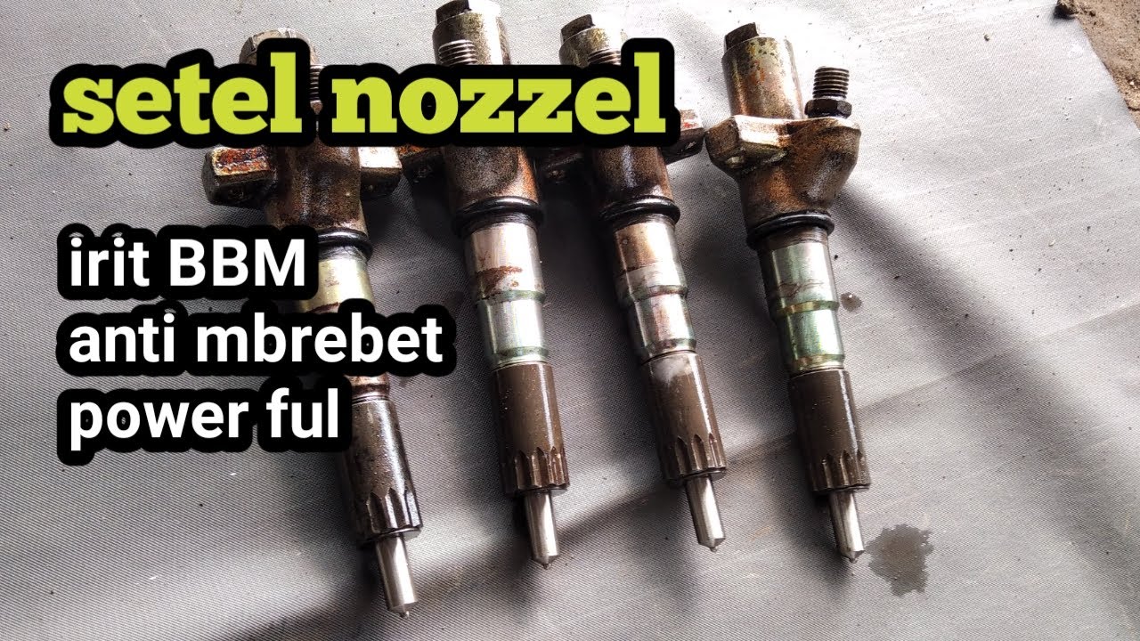 cara setel nozzle