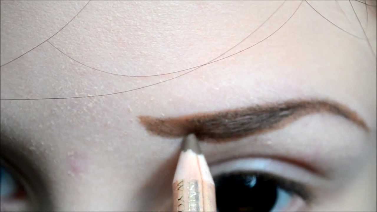 UNUSUAL TYPE OF EYEBROW MAKE-UP TUTORIAL | Milina Debolskaya