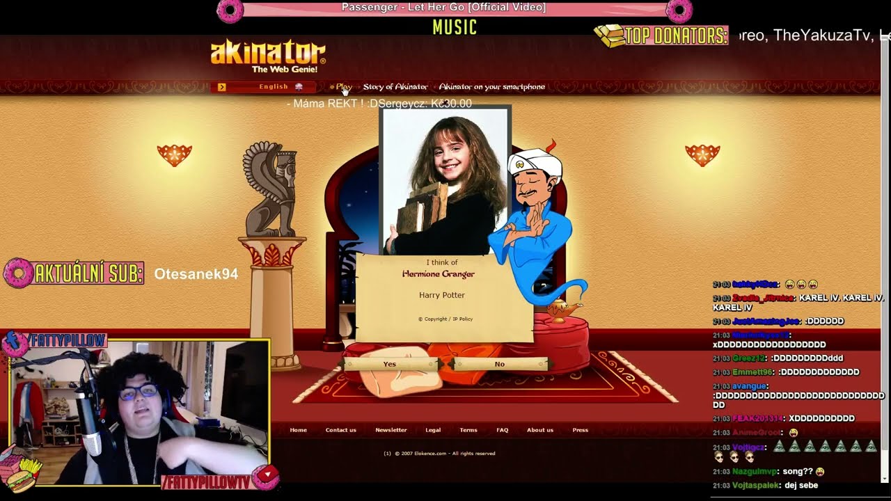 Fatty vs. Akinator 2. kolo Pokračování
