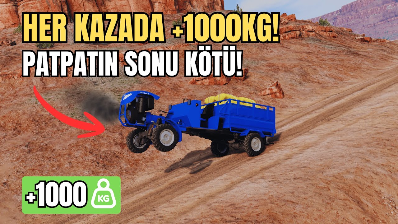 HER KAZADA +1000 KG! 😱 Patpat Parçalandı! | BeamNG.Drive