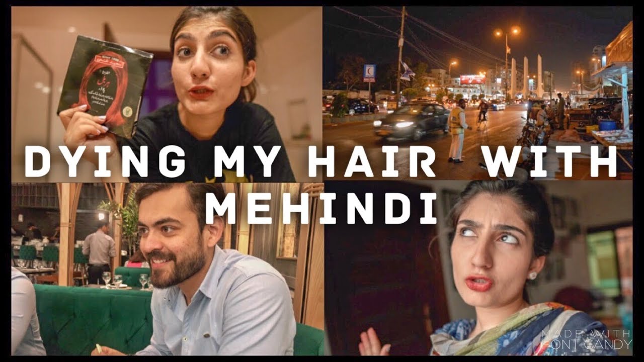 DYING MY HAIR WITH HENNA & Gulf shopping VLOG| Anushae Says