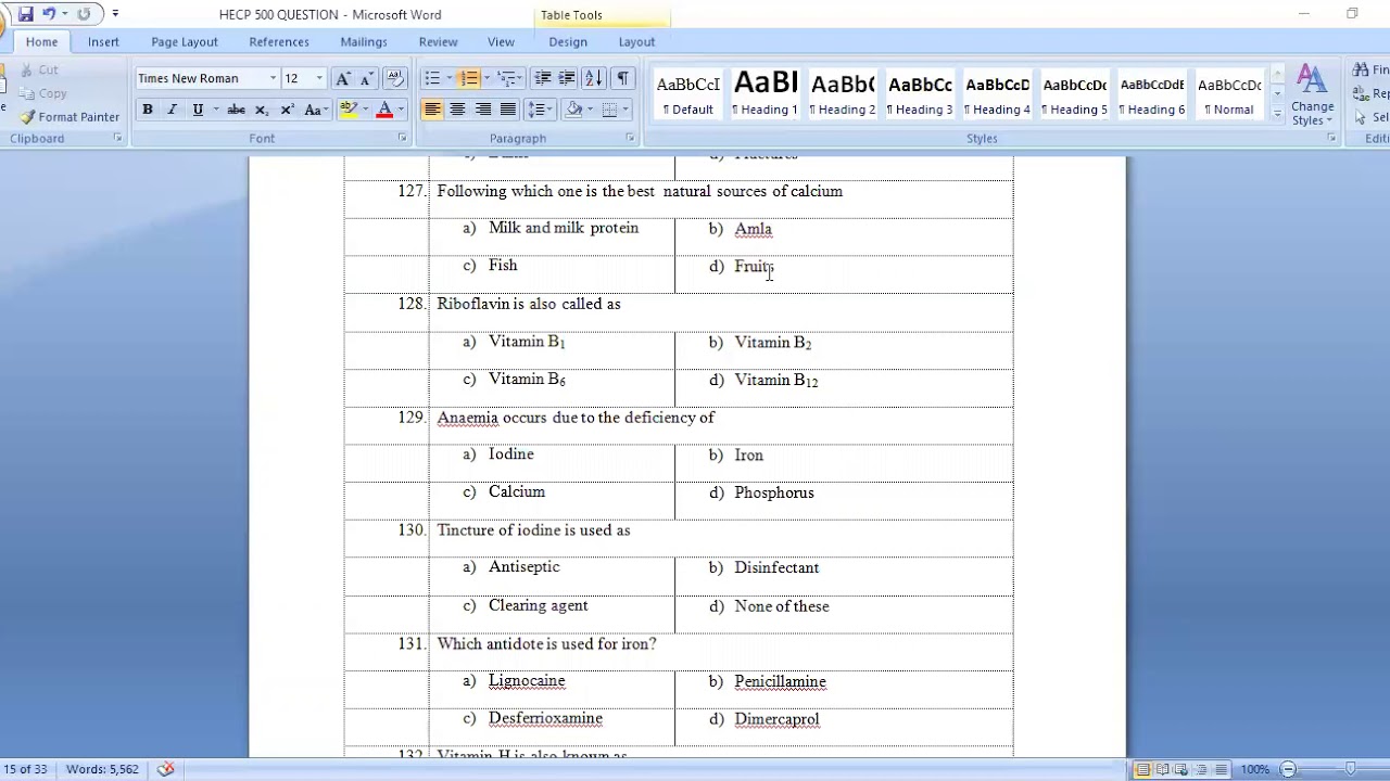 HECP MCQ (CLASS- 51) , 1.6T, HECP, D. PHARM;1ST YEAR(2019)