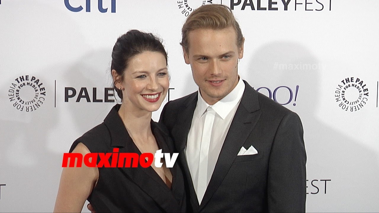 Sam Heughan, Caitriona Balfe, Tobias Menzies OUTLANDER PaleyFest LA 2015