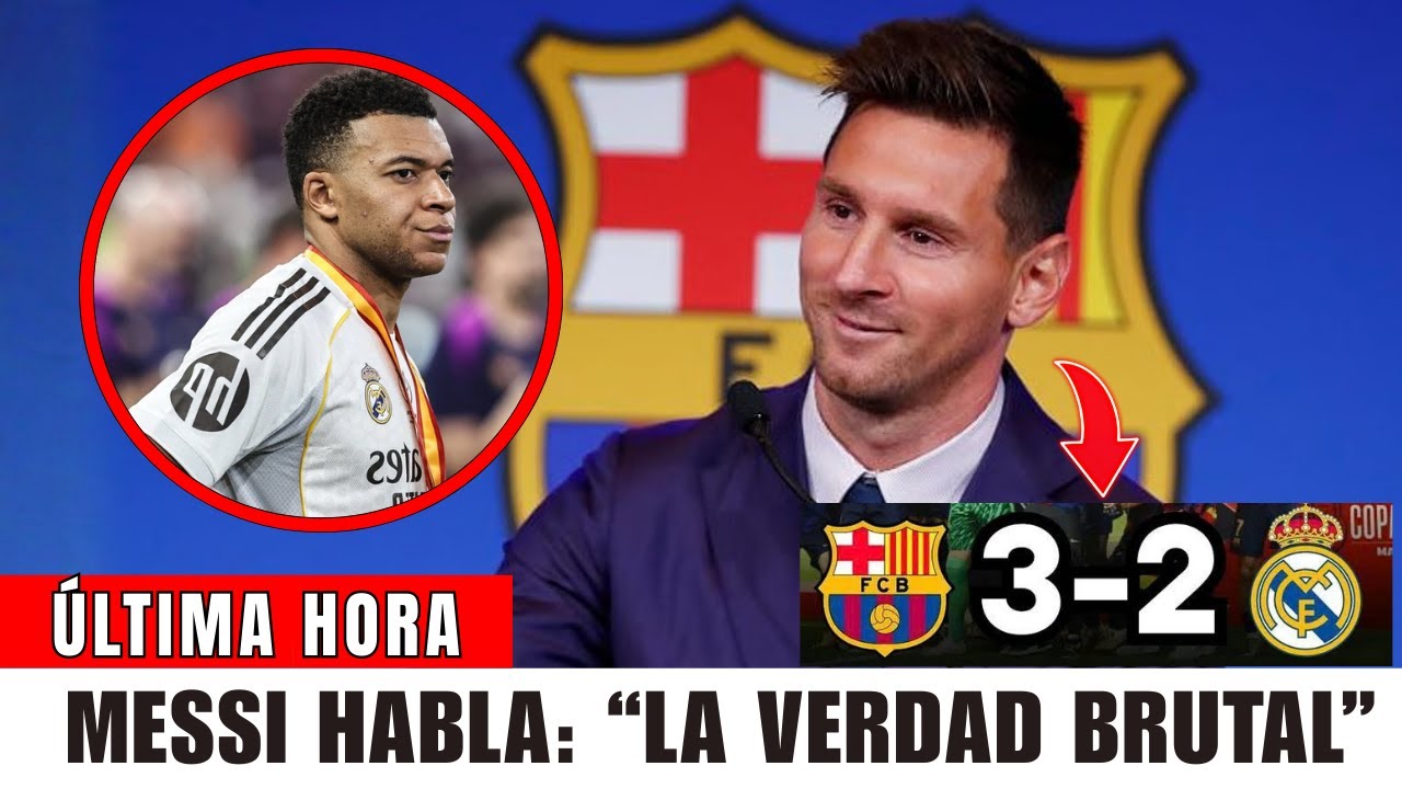 Messi por fin habla sobre Mbappé: la brutal verdad tras la derrota ante el Barcelona