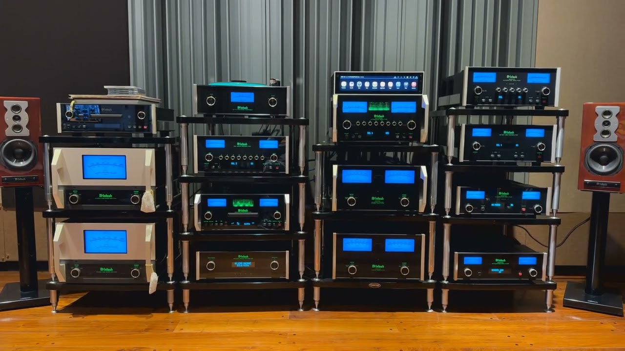 McIntosh MA12000, MCD12000, Altavoces XR50.