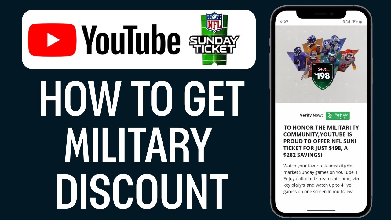 How To Get NFL Sunday Ticket MILITARY Discount (2025)