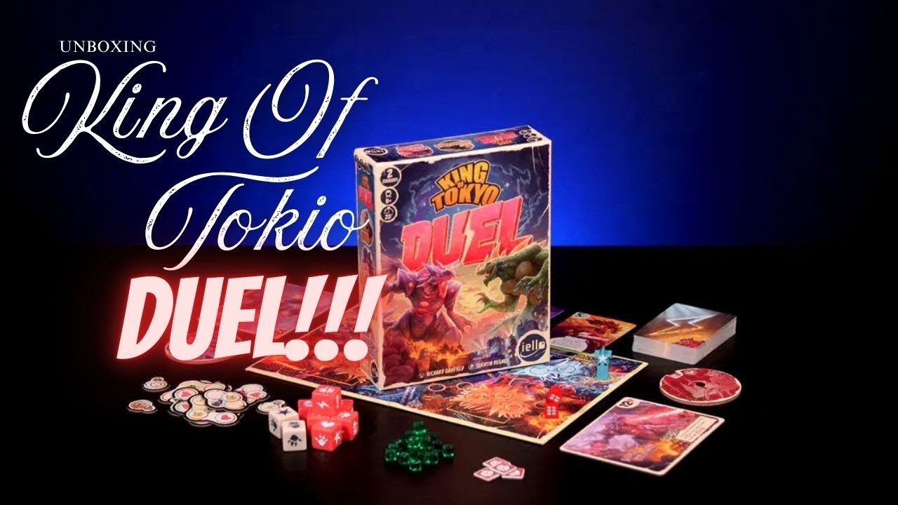 UNBOXING! King Of Tokio DUEL, es como King Of Tokio pero más rápido, simple y pa solo 2 jugadores.