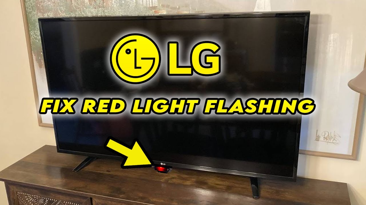 Телевизор LG: как устранить мигание красного индикатора