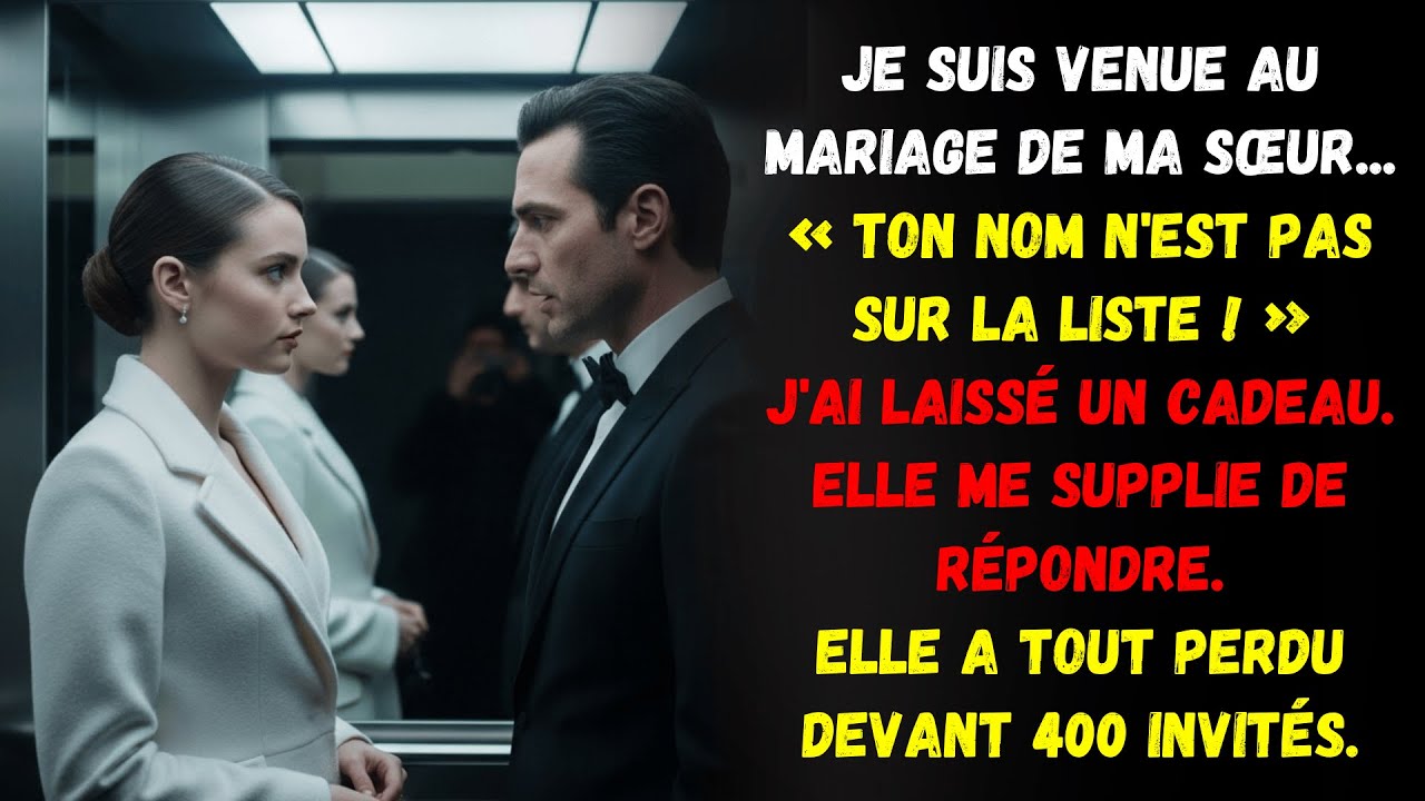 Tu n'es pas invitée !" : ma sœur m'a rejetée, mais mon présent a ruiné son mariage