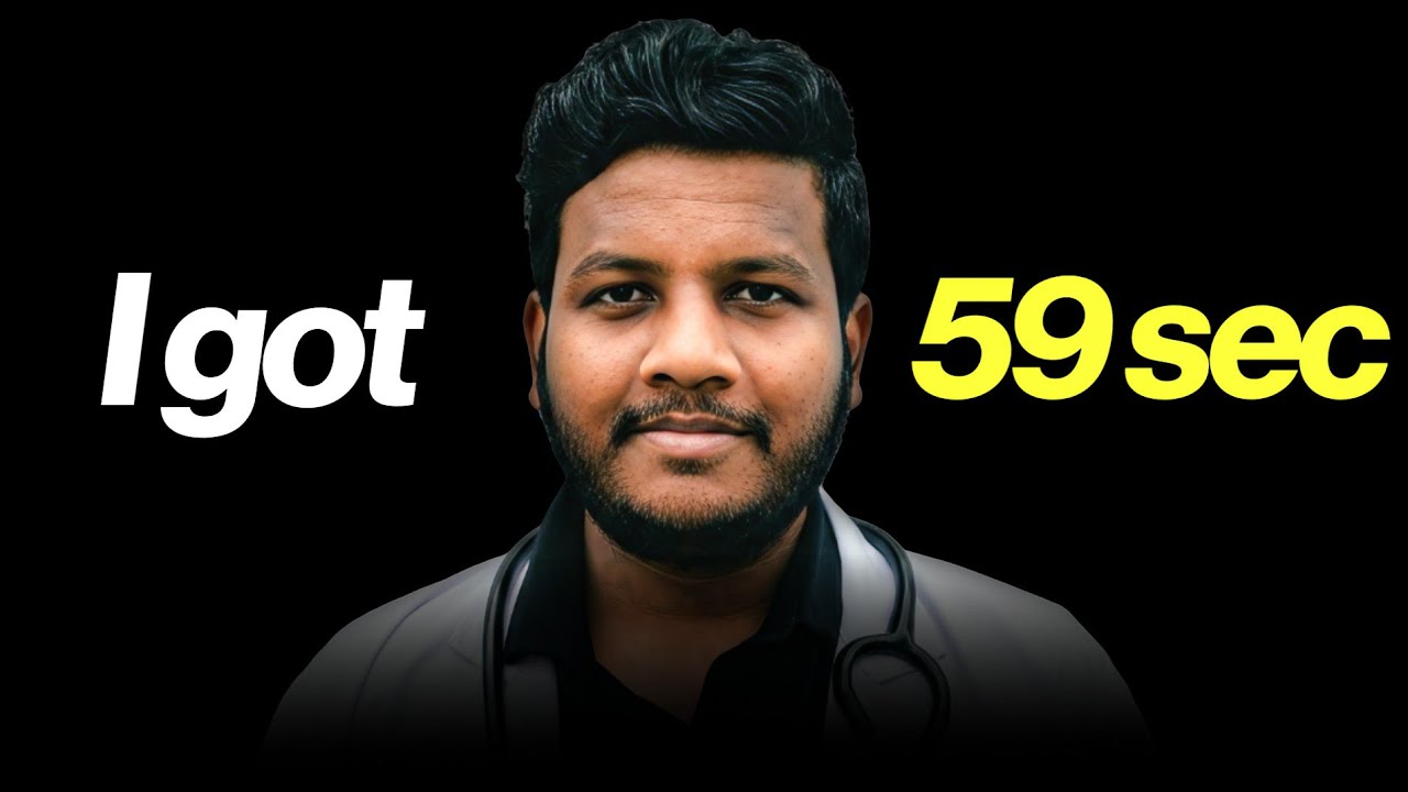 Give Me 59 Sec... I'll help you crack your NEET Exam