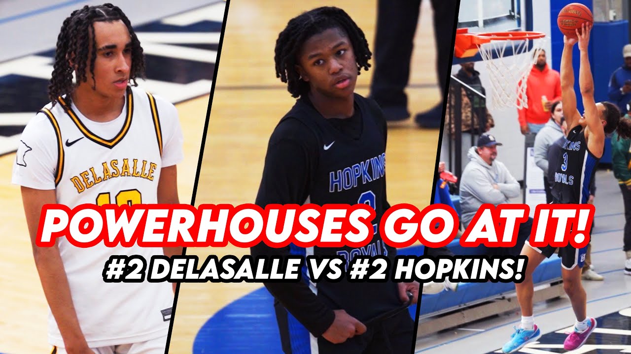 POWERHOUSE PROGRAMS PUT ON A SHOW!! Hopkins vs DeLaSalle In An Elite Matchup!