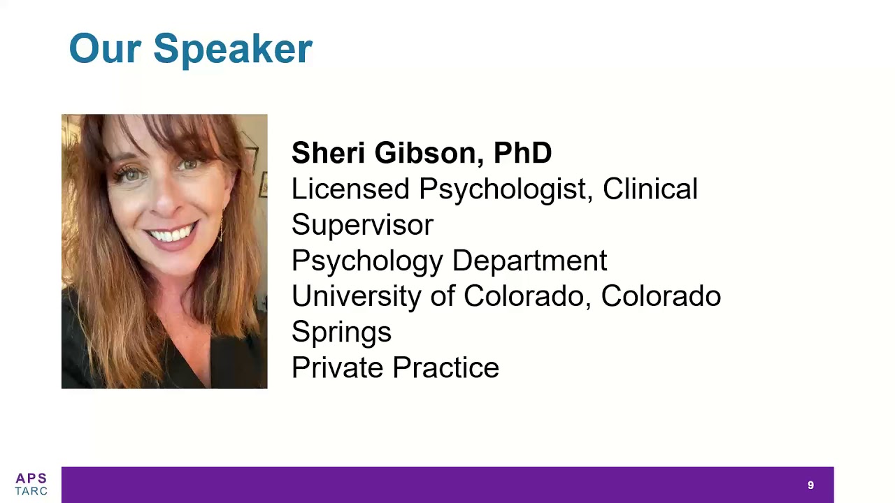 APS TARC Webinar: Understanding Decisional Capacities of Older Adults