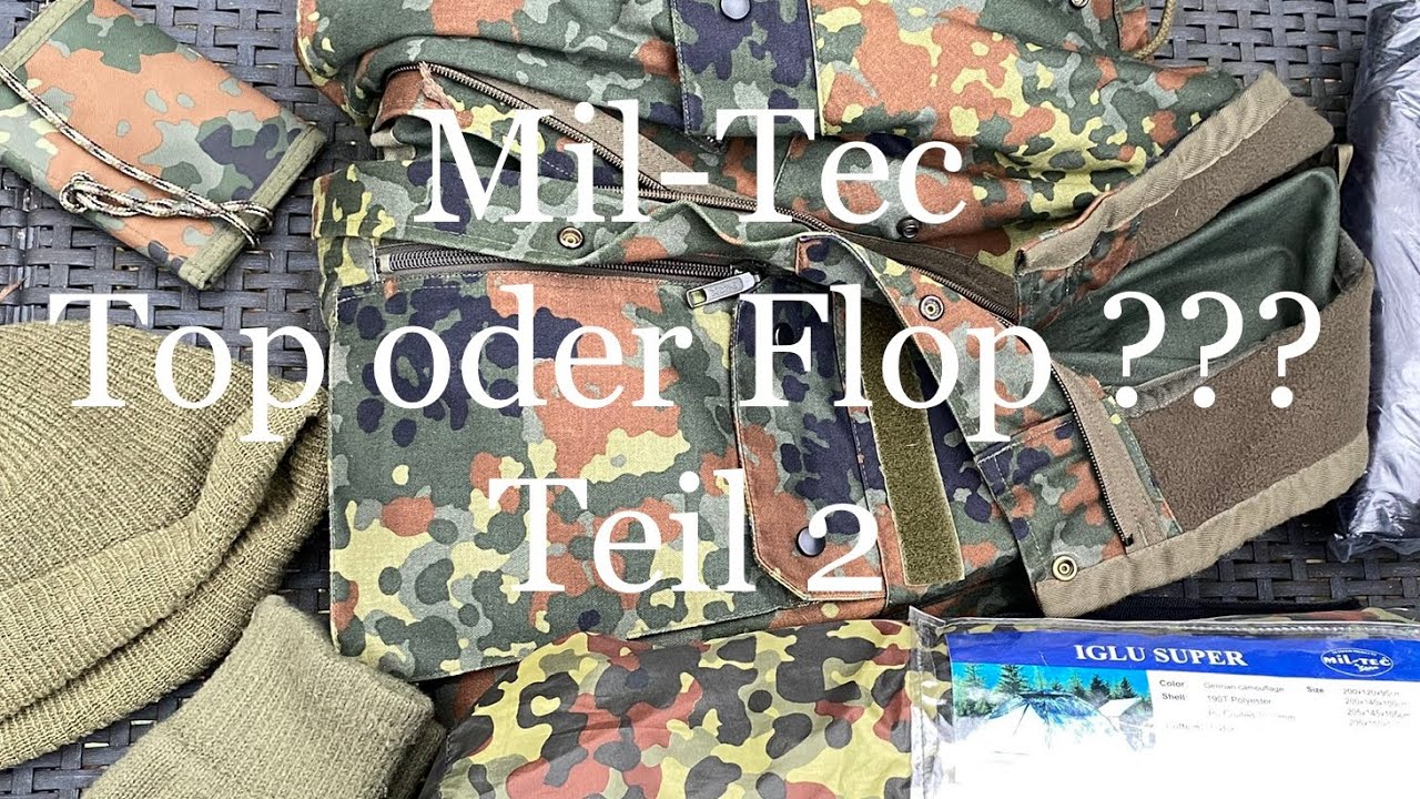 Meine Mil-Tec Produkte / Top oder Flop ???  Teil 2 / MilTec