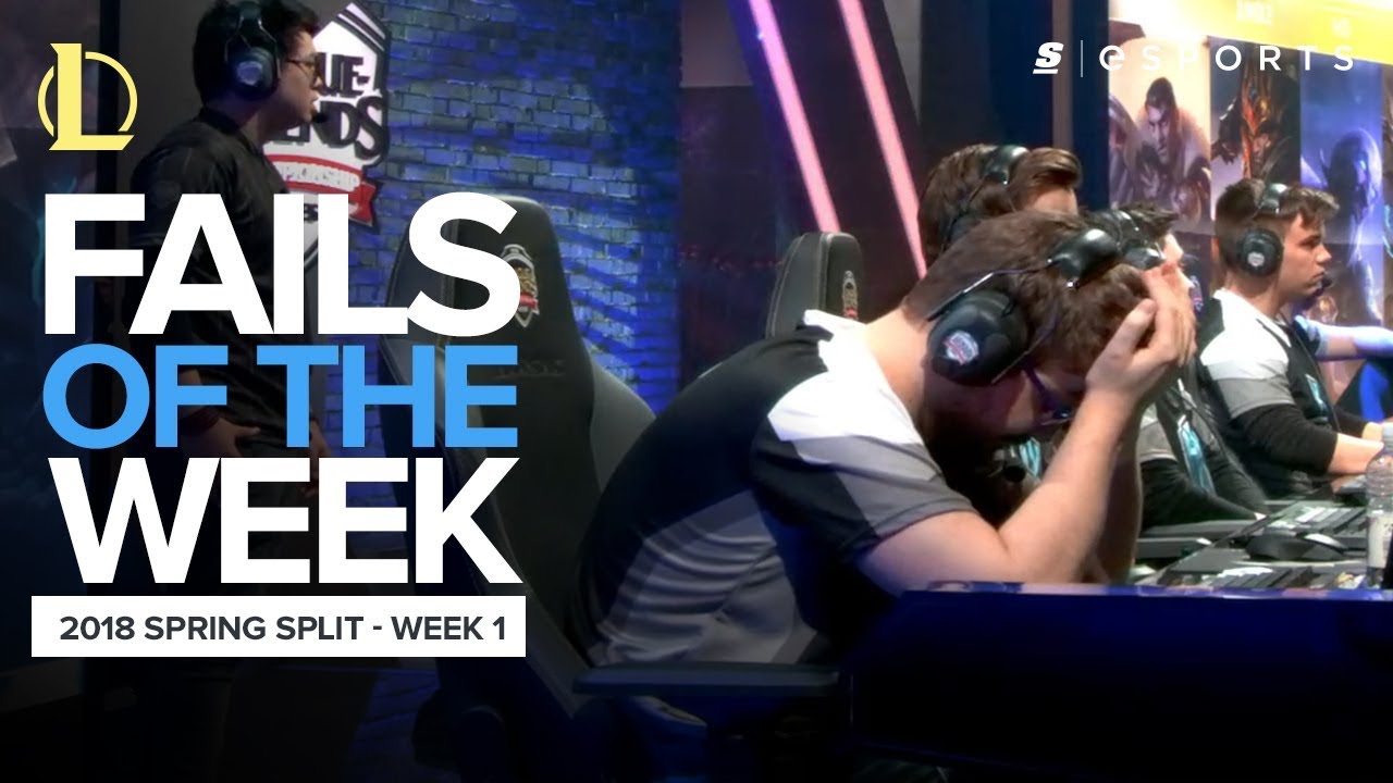 Best LoL Fails from Week 1 of the 2018 Spring Split (LoL)