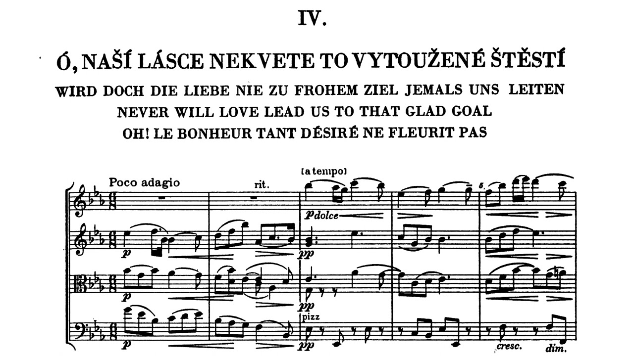 Dvořák: Cypresses for String Quartet (Emerson Quartet)