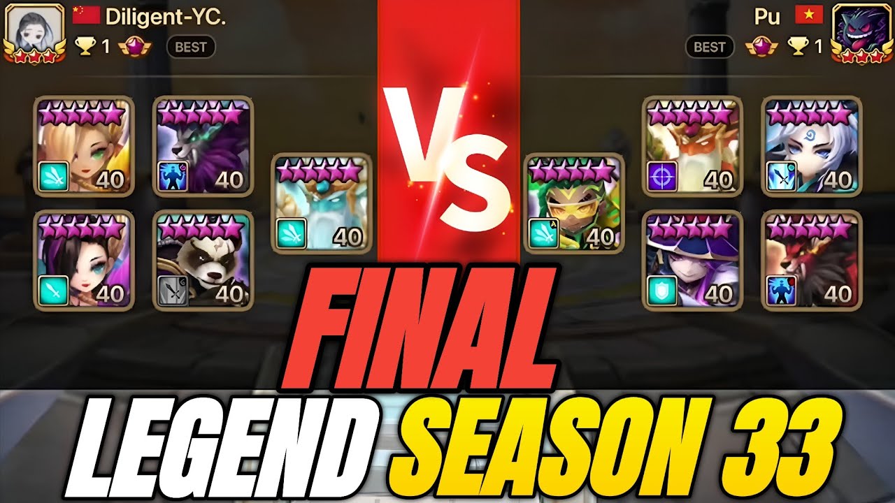Diligent-YC vs Pu | FINAL Legend Tournament (Season 33) - Summoners War