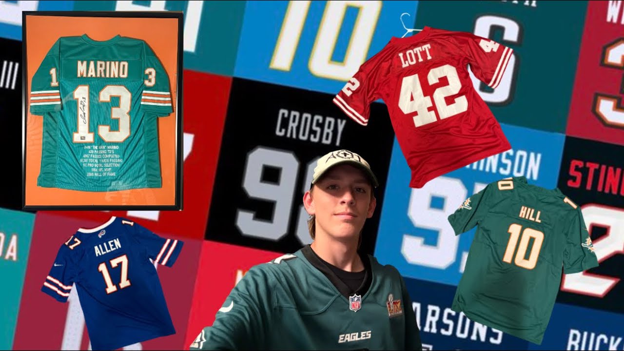 My NFL Jersey Collection!  *2025*