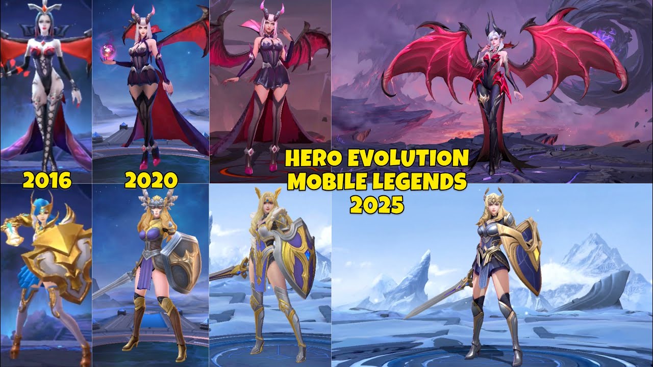 Hero Evolution: Mobile Legends Bang Bang - From 2016 Release to 2025