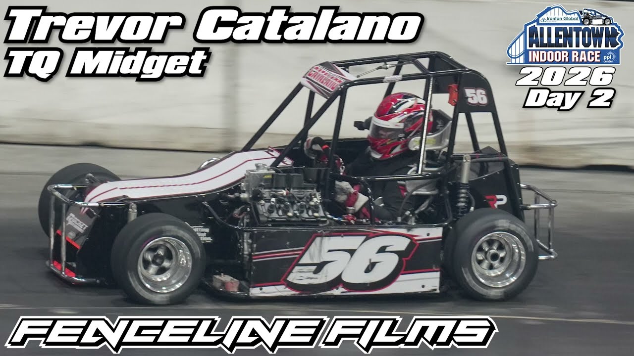 Trevor Catalano TQ Midget Day 2 Allentown Indoor Auto Race 2026
