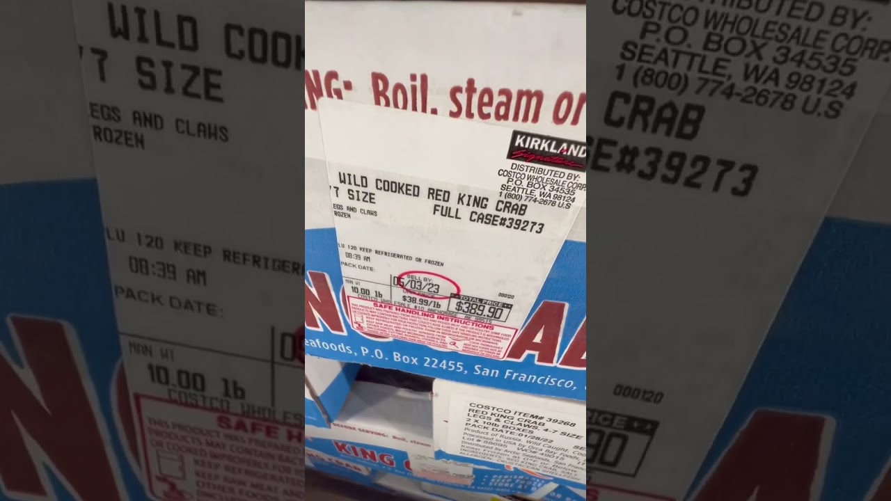 Alaska Costco King Crab