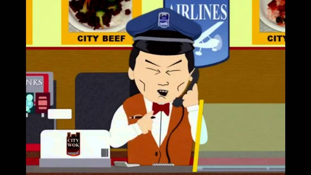 South Park - City Airlines barter flight to Canada