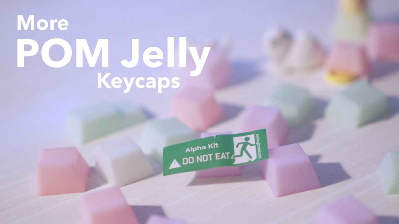 More Colors of POM Jelly Keycaps by Escape Keyboard
