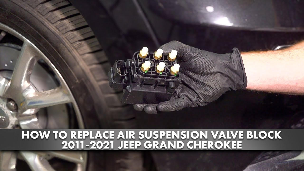 How to Replace Air Suspension Valve Block 2011-2021 Jeep Grand Cherokee