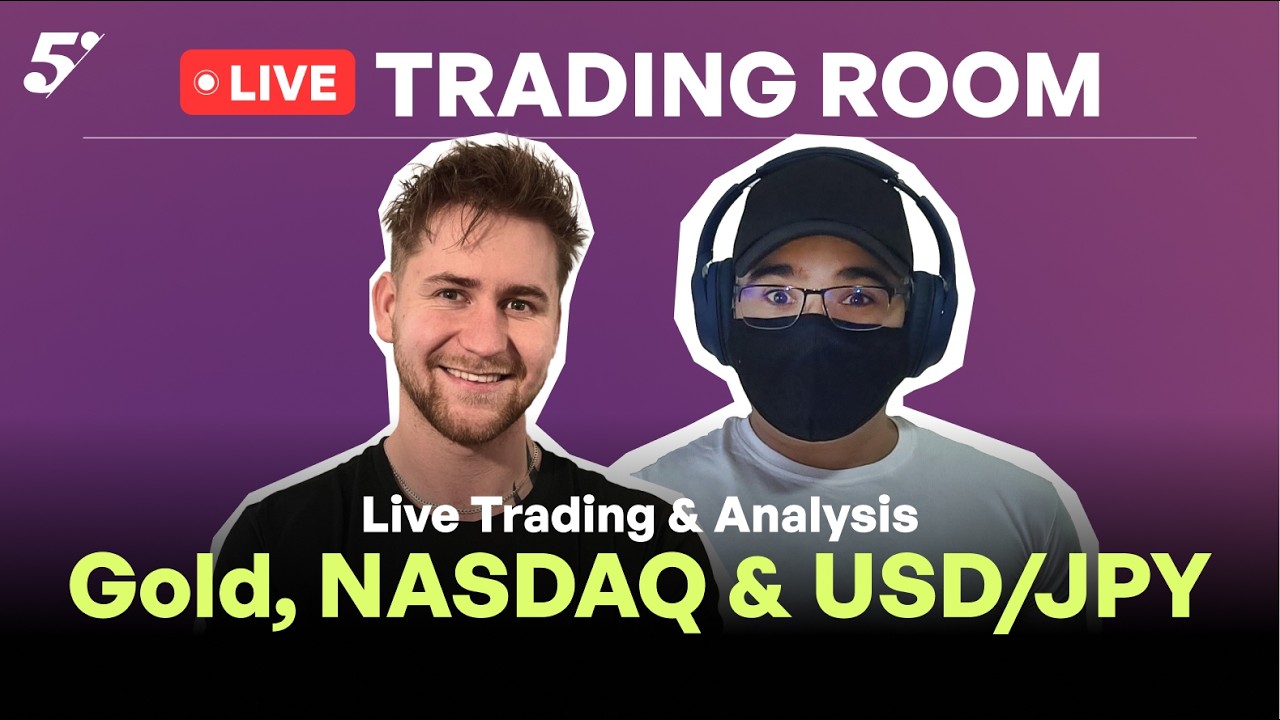 Live Trading & Analysis – Gold, NASDAQ & USD/JPY