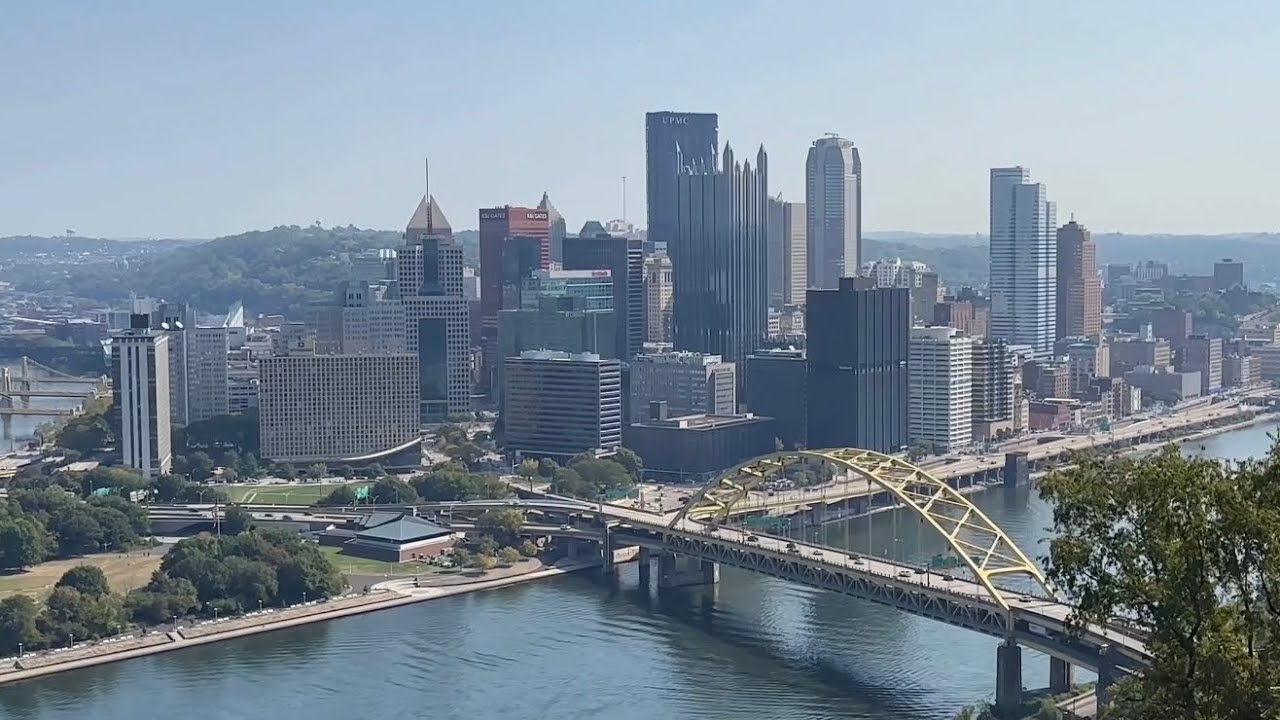 Pittsburgh walking tour 2025 | Downtown, Point, Incline, Randyland, CMU, Pitt, Schenley Park & more