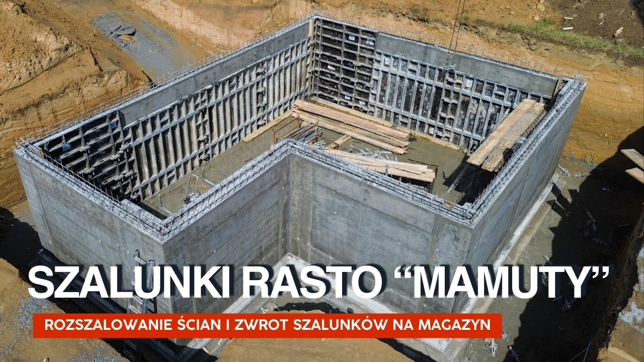 Rozszalowanie ścian piwnicy – Szalunek RASTO 
