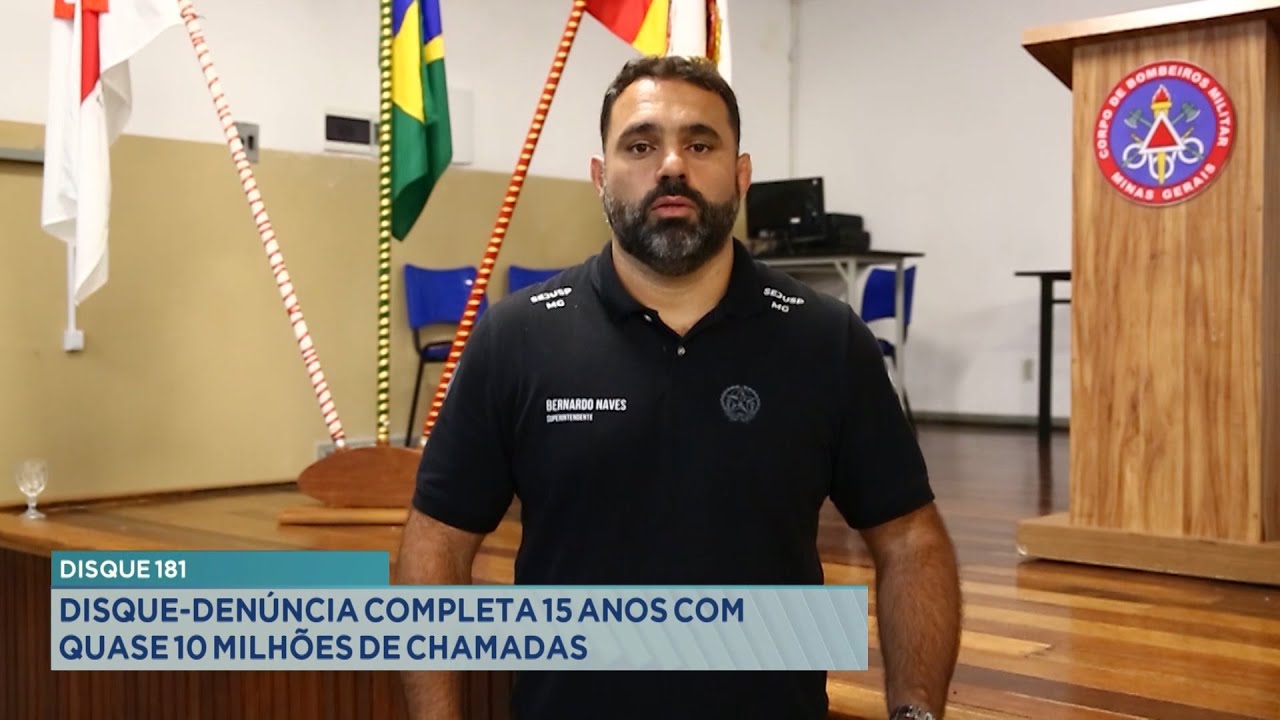 Disque 181: Disque-den&uacute;ncia completa 15 anos com quase 10 milh&otilde;es de chamadas.
