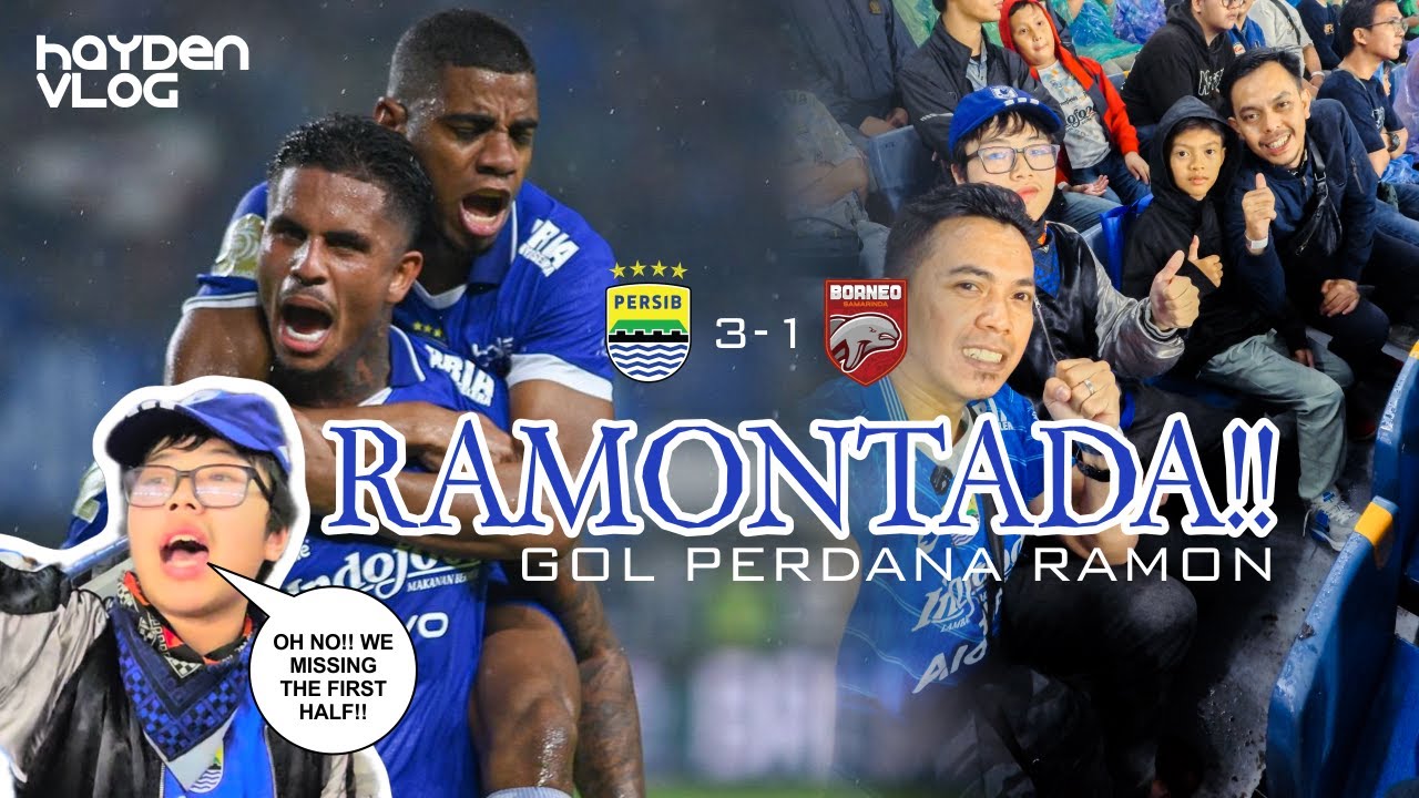 RAMONTADAAAA!! RAMON PECAH TELOR ?!  GOL PERDANA RAMON VS BORNEO DAN KEMENANGAN UNTUK PERSIB BANDUNG