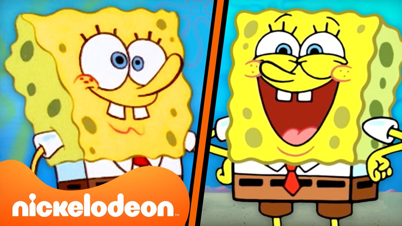 SpongeBob | Karakter-Karakter Dulu vs. Sekarang🎥| 52 Menit | @SpongeBobOfficial | Nickelodeon Bahasa