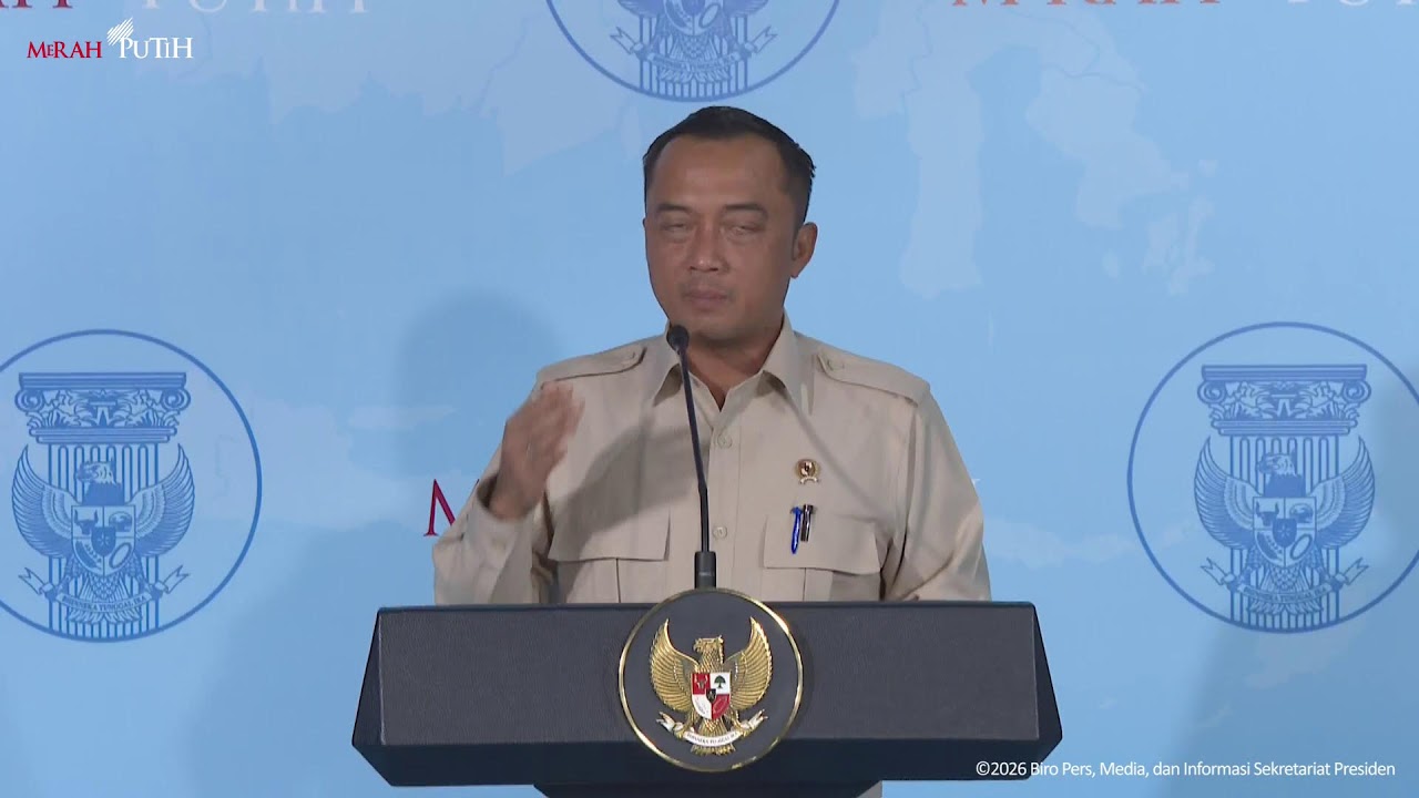 LIVE: Keterangan Pers Mensesneg Usai Taklimat Awal Tahun Presiden RI, Hambalang, 6 Januari 2026